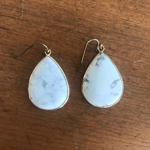 White marble dangle earrings- Nordstrom